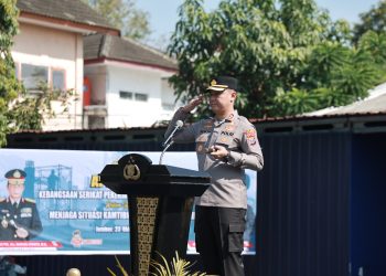Kapolres Jember Ajak Buruh Jaga Persatuan di Apel Akbar Kebangsaan: “Jangan Mudah Terprovokasi!”
