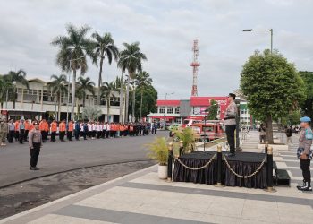 Kapolres Jember Pimpin Apel Gelar Kesiapan Tanggap Darurat Bencana Hidrometeorologi